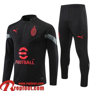 Survetement de Foot AC Milan noir Homme 22 23 TG421