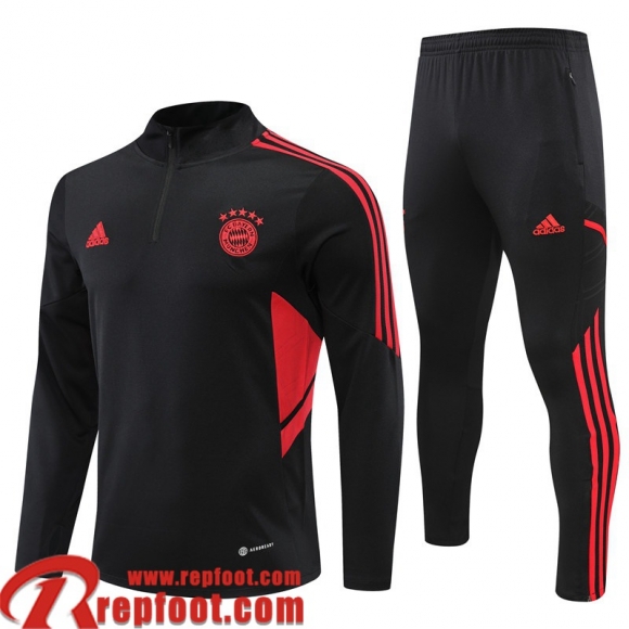 Survetement de Foot Bayern Munich noir Homme 22 23 TG423  Survetement de Foot Bayern Munich noir Homme 22 23 TG423