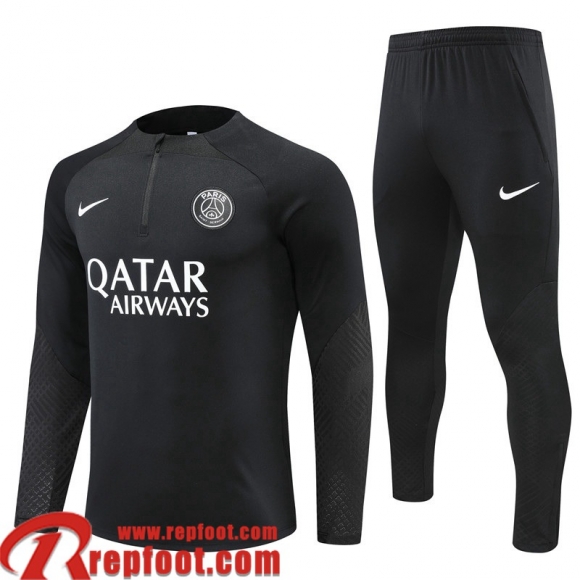 Survetement de Foot PSG Paris noir Homme 22 23 TG424