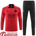 Survetement de Foot PSG Paris rouge Homme 22 23 TG437