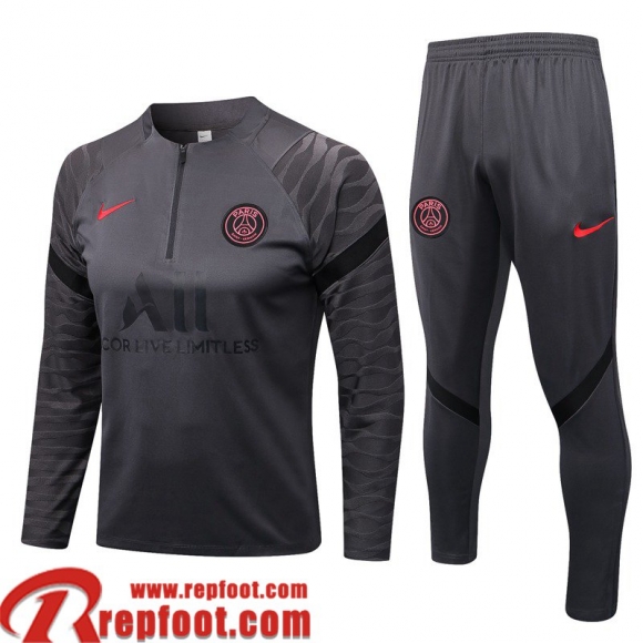 Survetement de Foot PSG Paris gris foncé Homme 22 23 TG440