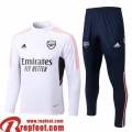 Survetement de Foot Arsenal Blanc Homme 22 23 TG443