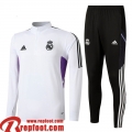 Survetement de Foot Real Madrid Blanc Homme 22 23 TG453