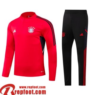 Survetement de Foot Bayern Munich rouge Homme 22 23 TG454