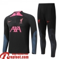 Survetement de Foot Liverpool noir Homme 22 23 TG456