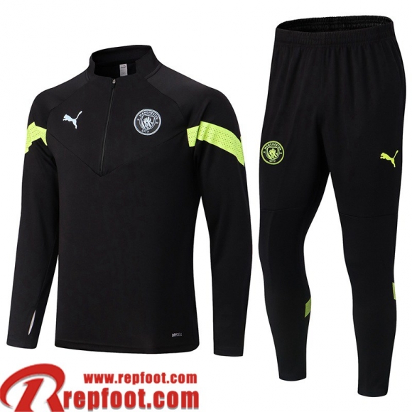 Survetement de Foot Manchester City noir Homme 22 23 TG470