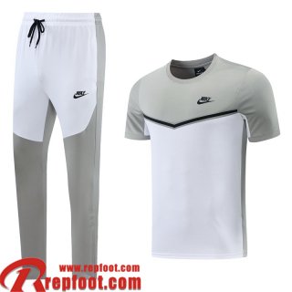 Survetement T Shirt Sport gris blanc Homme 22 23 TG480