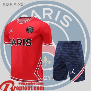 Survetement T Shirt PSG Paris rouge Homme 22 23 TG485