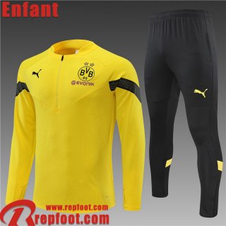 Survetement de Foot Dortmund BVB jaune Enfant 22 23 TK349