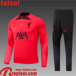 Survetement de Foot Liverpool rouge Enfant 22 23 TK382