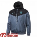 Coupe Vent - Sweat a Capuche Inter Milan gris Homme 22 23 WK124