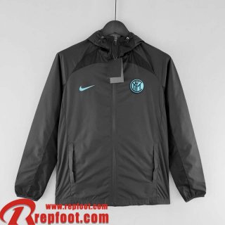 Coupe Vent - Sweat a Capuche Inter Milan noir Homme 22 23 WK125