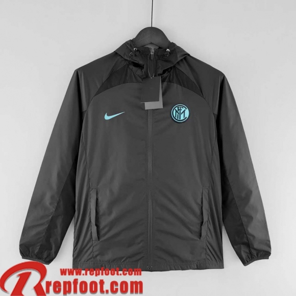 Coupe Vent - Sweat a Capuche Inter Milan noir Homme 22 23 WK125