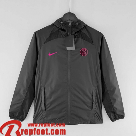 Coupe Vent - Sweat a Capuche PSG Paris noir Homme 22 23 WK130