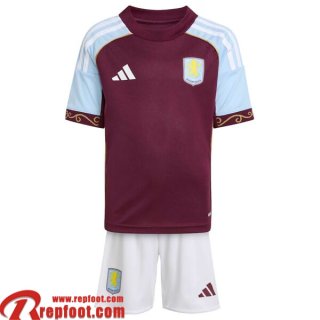 Aston Villa Maillots De Foot Domicile Enfant 2025 2026  Aston Villa Maillots De Foot Domicile Enfant 2025 2026