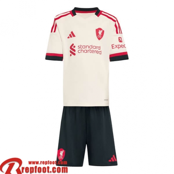 Liverpool Maillots De Foot Exterieur Enfant 2025 2026  Liverpool Maillots De Foot Exterieur Enfant 2025 2026