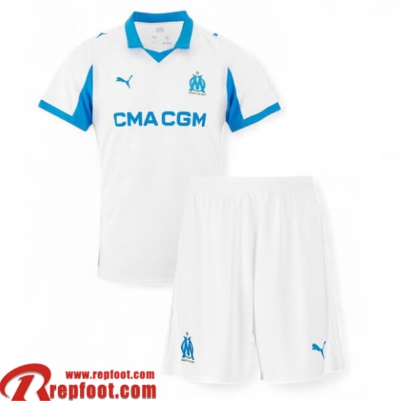 Marseille Maillots De Foot Domicile Enfant 2025 2026