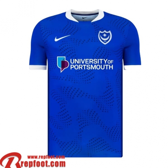 Portsmouth Maillots De Foot Domicile Homme 2025 2026 Portsmouth Maillots De Foot Domicile Homme 2025 2026