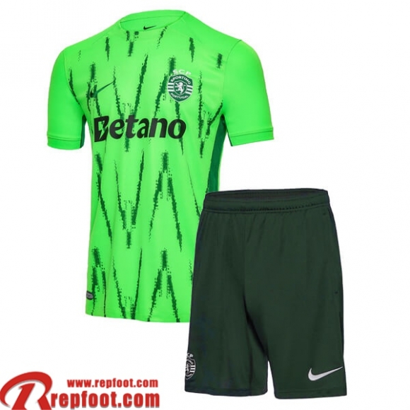 Sporting Lisbon Maillots De Foot Third Enfant 2025 2026  Sporting Lisbon Maillots De Foot Third Enfant 2025 2026