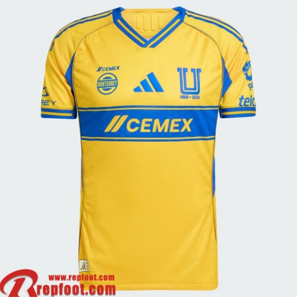 Tigres UANL Maillots De Foot Domicile Homme 2025 2026 Tigres UANL Maillots De Foot Domicile Homme 2025 2026