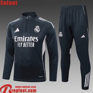 Real Madrid KIT:Survetement de Foot Enfant 2025 2026 C785