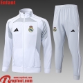 Real Madrid KIT:Veste Foot Enfant 2025 2026 C789