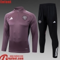 Manchester United KIT:Survetement de Foot Enfant 2025 2026 C818
