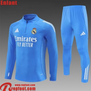 Real Madrid KIT:Survetement de Foot Enfant 2025 2026 C825