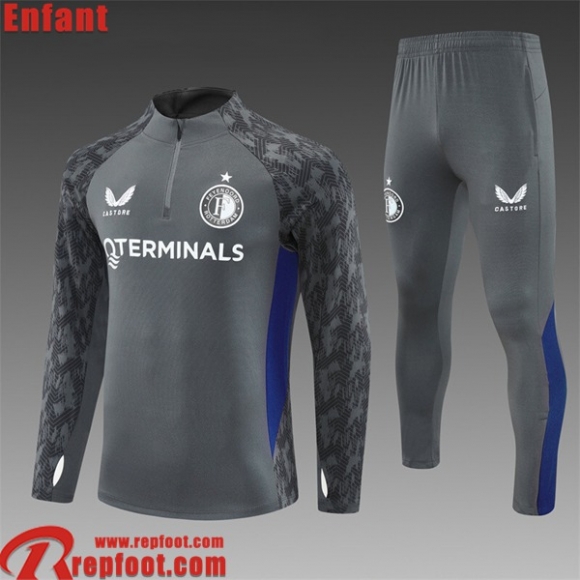 Feyenoord KIT:Survetement de Foot Enfant 2025 2026 C840