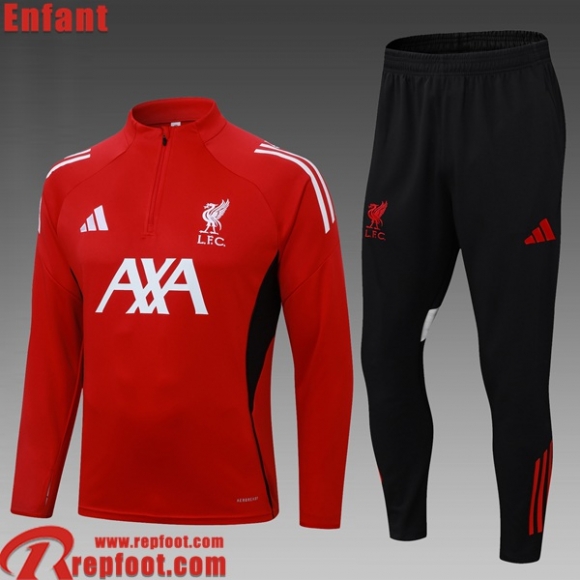 Liverpool KIT:Survetement de Foot Enfant 2025 2026 C853
