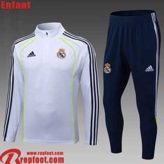 Real Madrid KIT:Survetement de Foot Enfant 2025 2026 C865