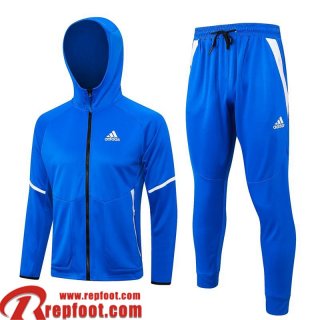 sport Veste Foot - Sweat A Capuche bleu Homme 23 24 B09