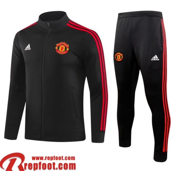 Manchester United Veste Foot noir Homme 23 24 B14