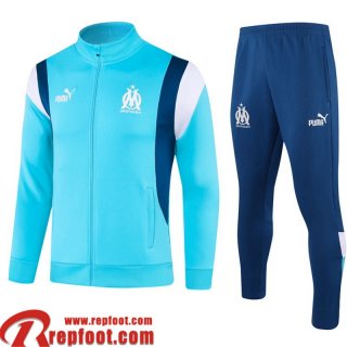 Marseille Veste Foot bleu ciel Homme 23 24 B15