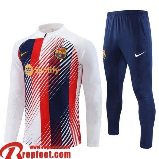 Barcelone Survetement de Foot Bande Homme 23 24 A07