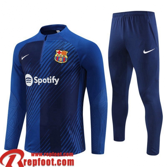 Barcelone Survetement de Foot bleu Homme 23 24 A08