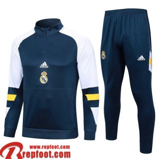 Real Madrid Survetement de Foot bleu Homme 23 24 A19