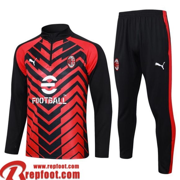 AC Milan Survetement de Foot rouge Homme 23 24 A30