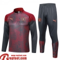 Manchester City Survetement de Foot rouge Homme 23 24 A37