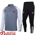 Inter Miami Survetement de Foot gris Homme 23 24 A49