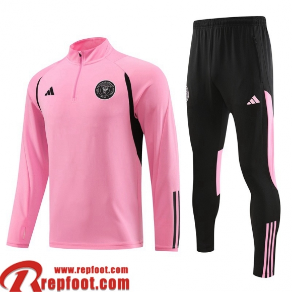 Inter Miami Survetement de Foot rose Homme 23 24 A54  Inter Miami Survetement de Foot rose Homme 23 24 A54