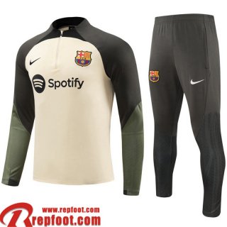 Barcelone Survetement de Foot jaune clair Homme 23 24 A75