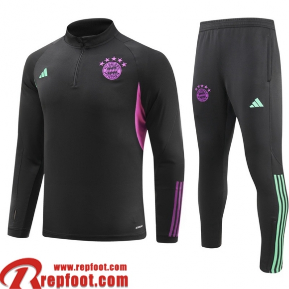 Bayern Munich Survetement de Foot noir Homme 23 24 A78