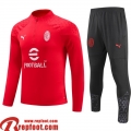 AC Milan Survetement de Foot rouge Homme 23 24 A80