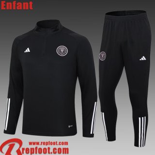 Inter Miami KIT: Survetement de Foot noir Enfant 23 24 C01