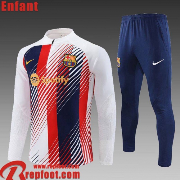 Barcelone KIT: Survetement de Foot Bande Enfant 23 24 C12