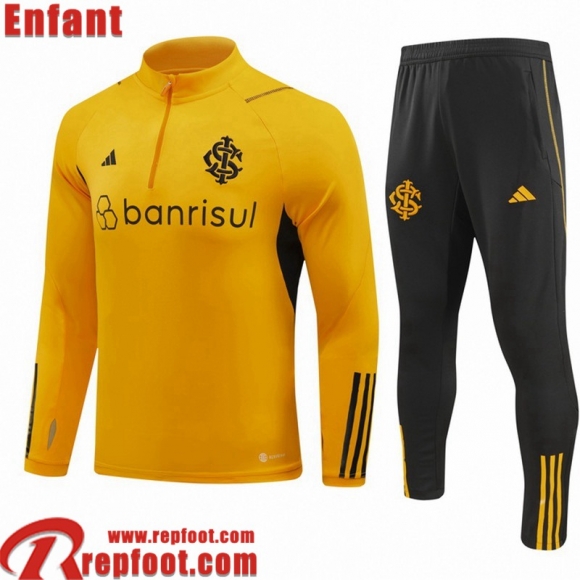 Internacional KIT: Survetement de Foot jaune Enfant 23 24 C28