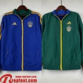 LA Galaxy Coupe Vent Reversible bleu vert Homme 23 24 D66 LA Galaxy Coupe Vent Reversible bleu vert Homme 23 24 D66