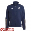 Real Madrid Coupe Vent bleu marine Homme 23 24 D69