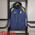 Real Madrid Coupe Vent bleu marine Homme 23 24 D80